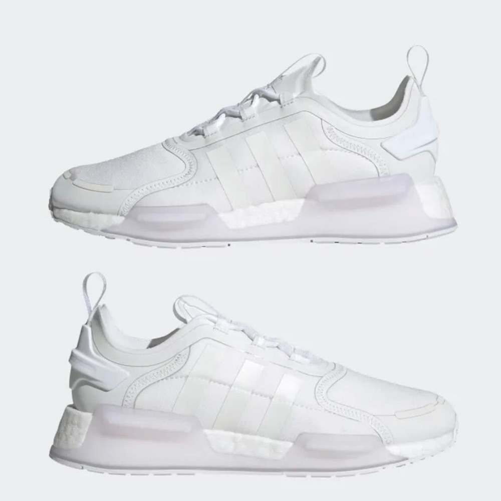 Adidas Triple White Size 8 Mens Shoes Sneakers GX 3374 Parley Ocean Plastic